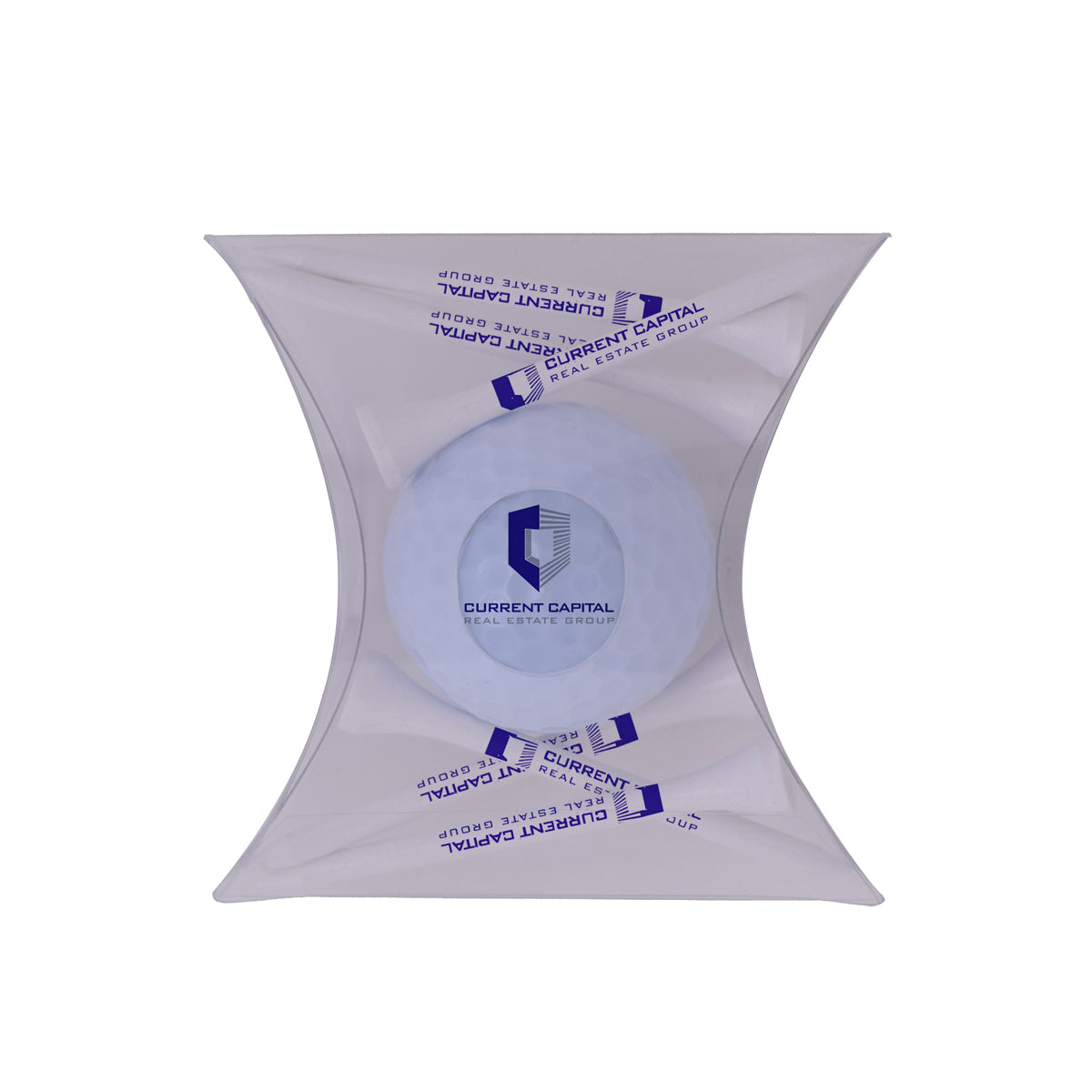 Pillow Pack with Golf Ball & Tees