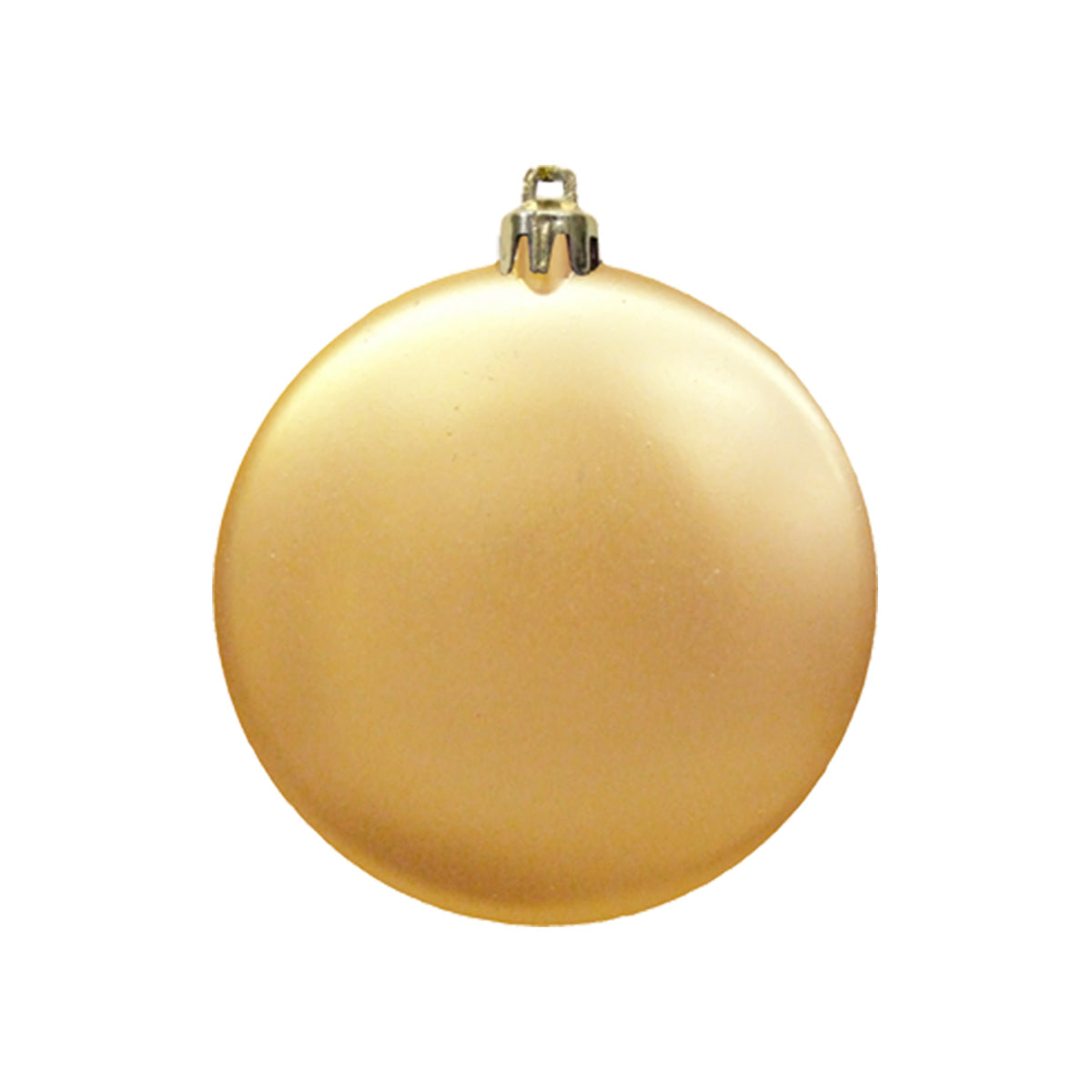 3" Satin Finish Flat Shatterproof Ornament