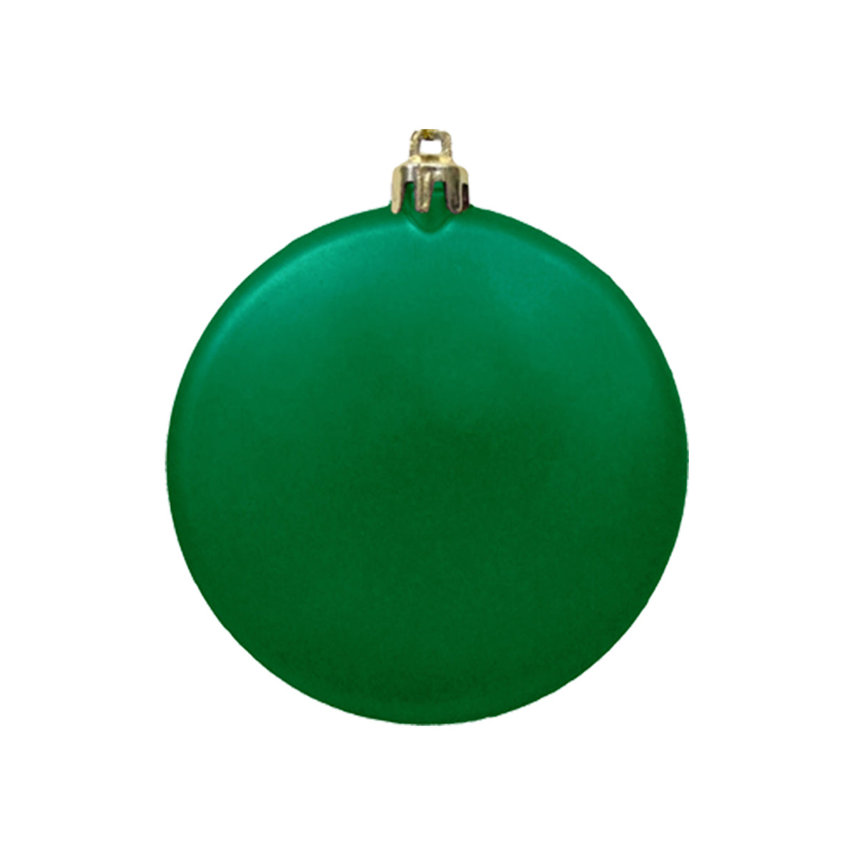 3" Satin Finish Flat Shatterproof Ornament