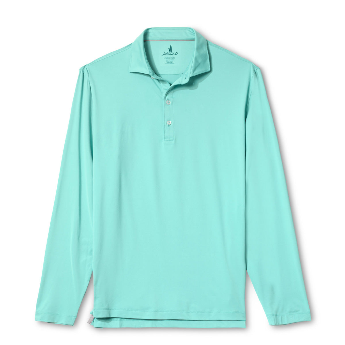 Johnnie-O Men's Prep-Formance Swing Heather Long Sleeve Jersey Polo