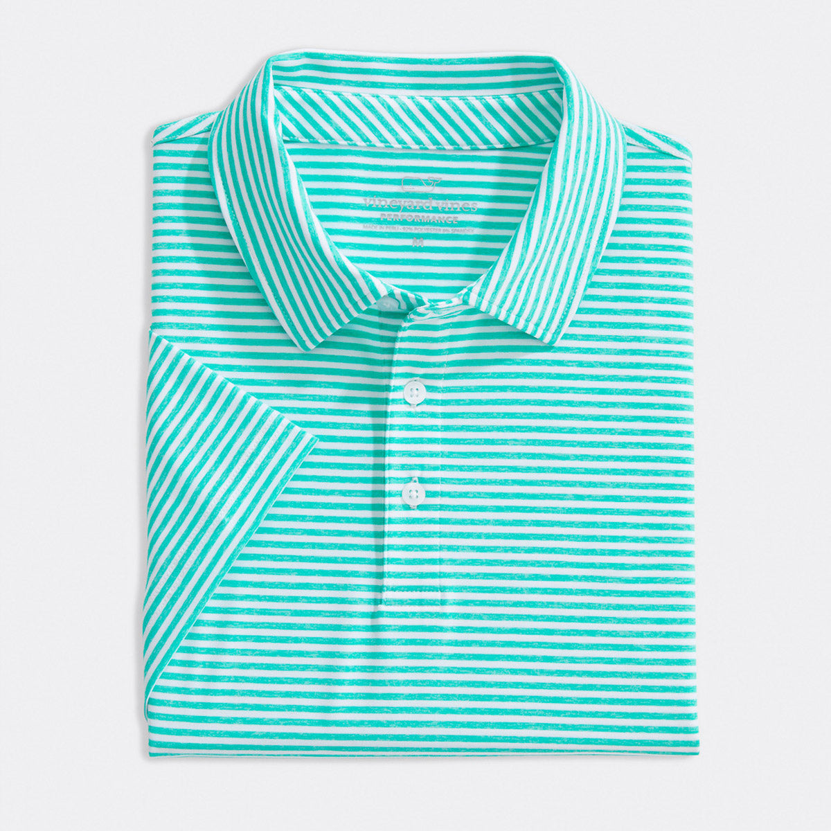 Vineyard Vines Men's Custom Heathered Winstead Stripe Sankaty Polo