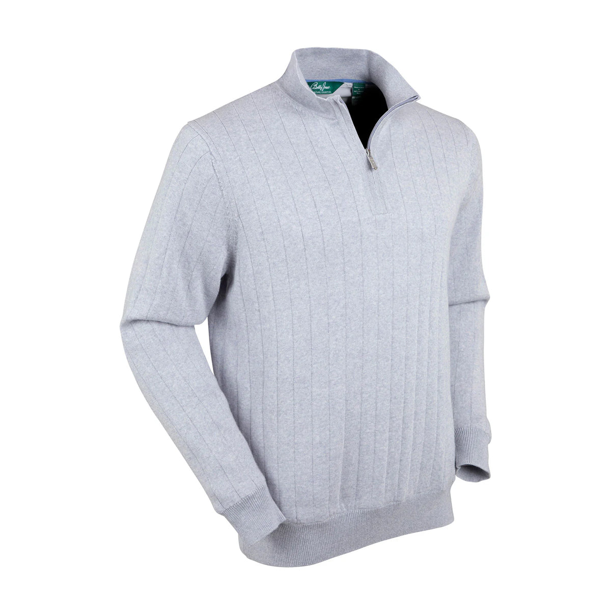 Bobby Jones Men's Merino Lined 1/4-Zip Mock Neck Sweater