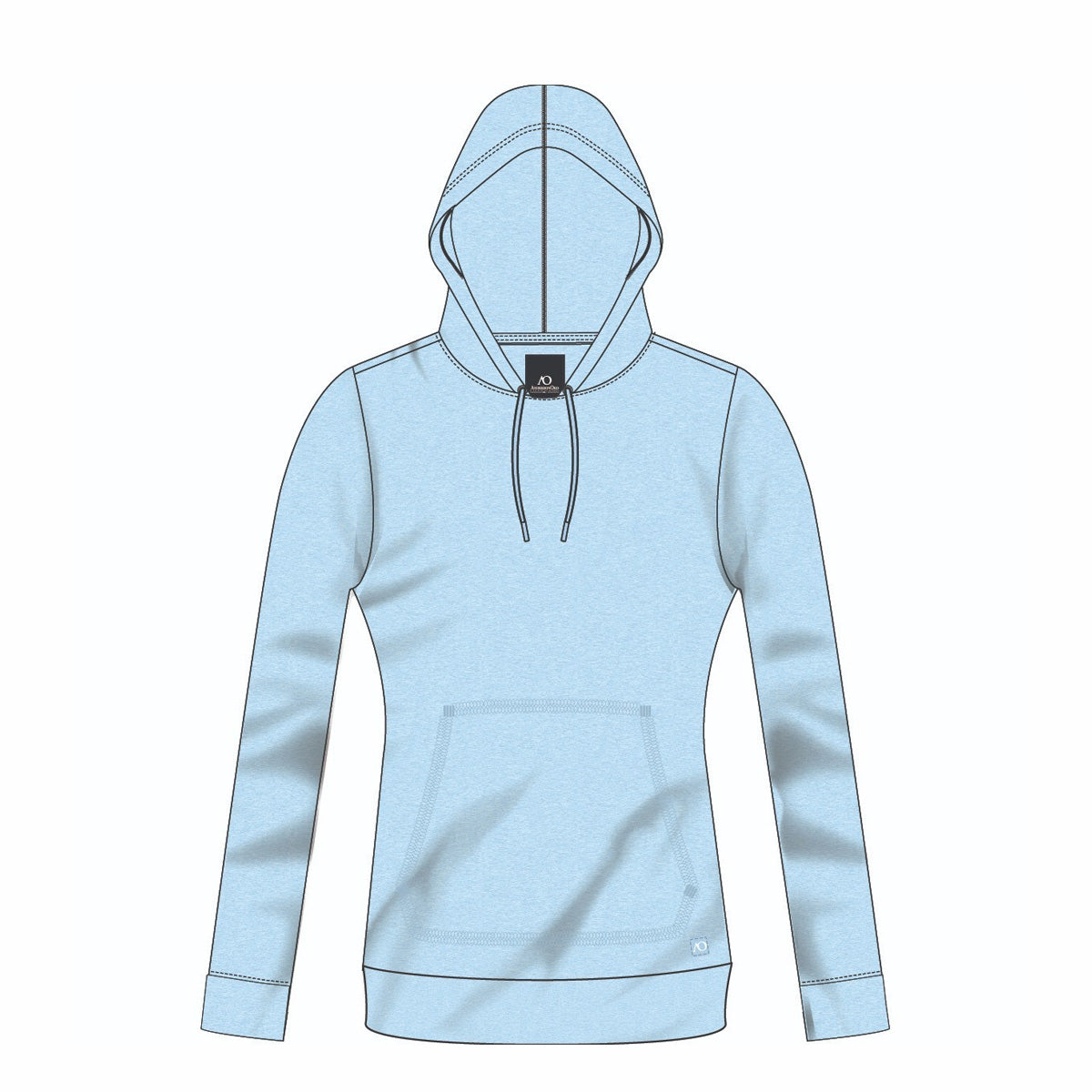 AndersonOrd Women's Pink Beach Hoodie