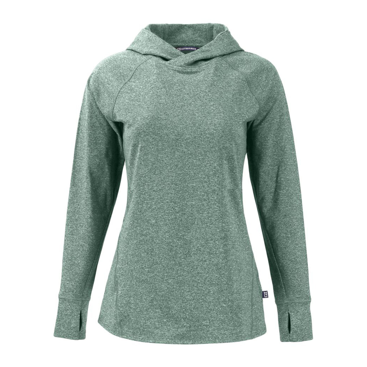 Cutter & Buck Women's Adapt Recycled Soft Knit Stretch Hooded Pullover