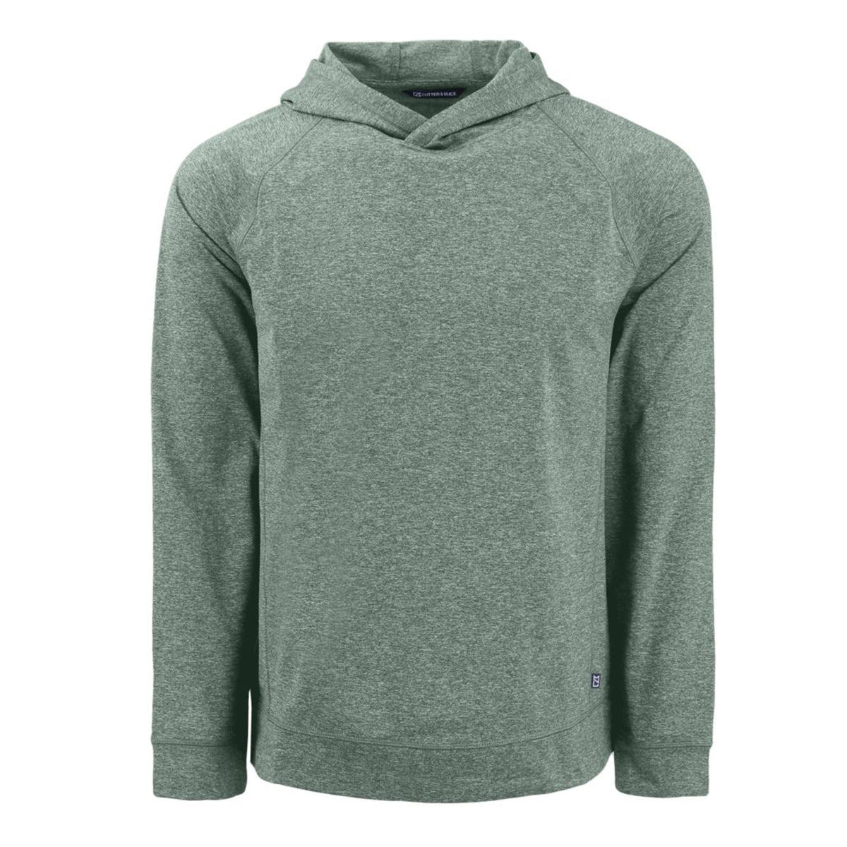 Cutter & Buck Men's Adapt Recycled Soft Knit Stretch Heathered Hooded Pullover
