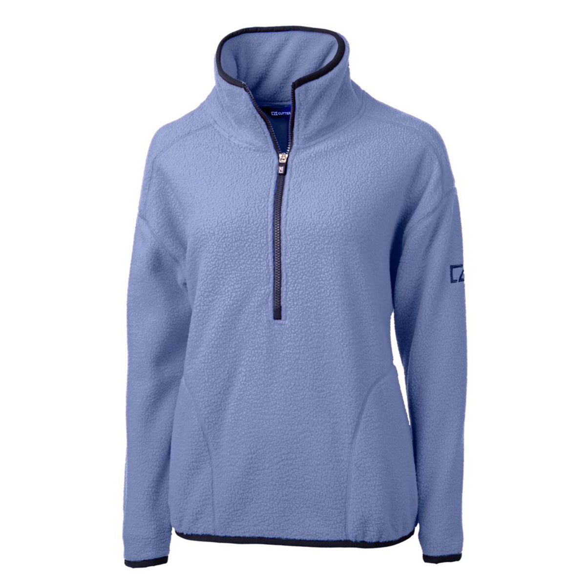 Cutter & Buck Women's Cascade Epic Comfort Recycled Sherpa Fleece Quarter-Zip Jacket