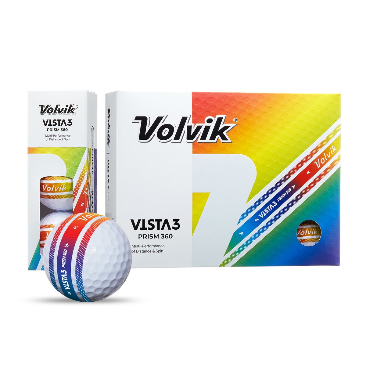 Volvik Vista3 Prism 360 Golf Balls