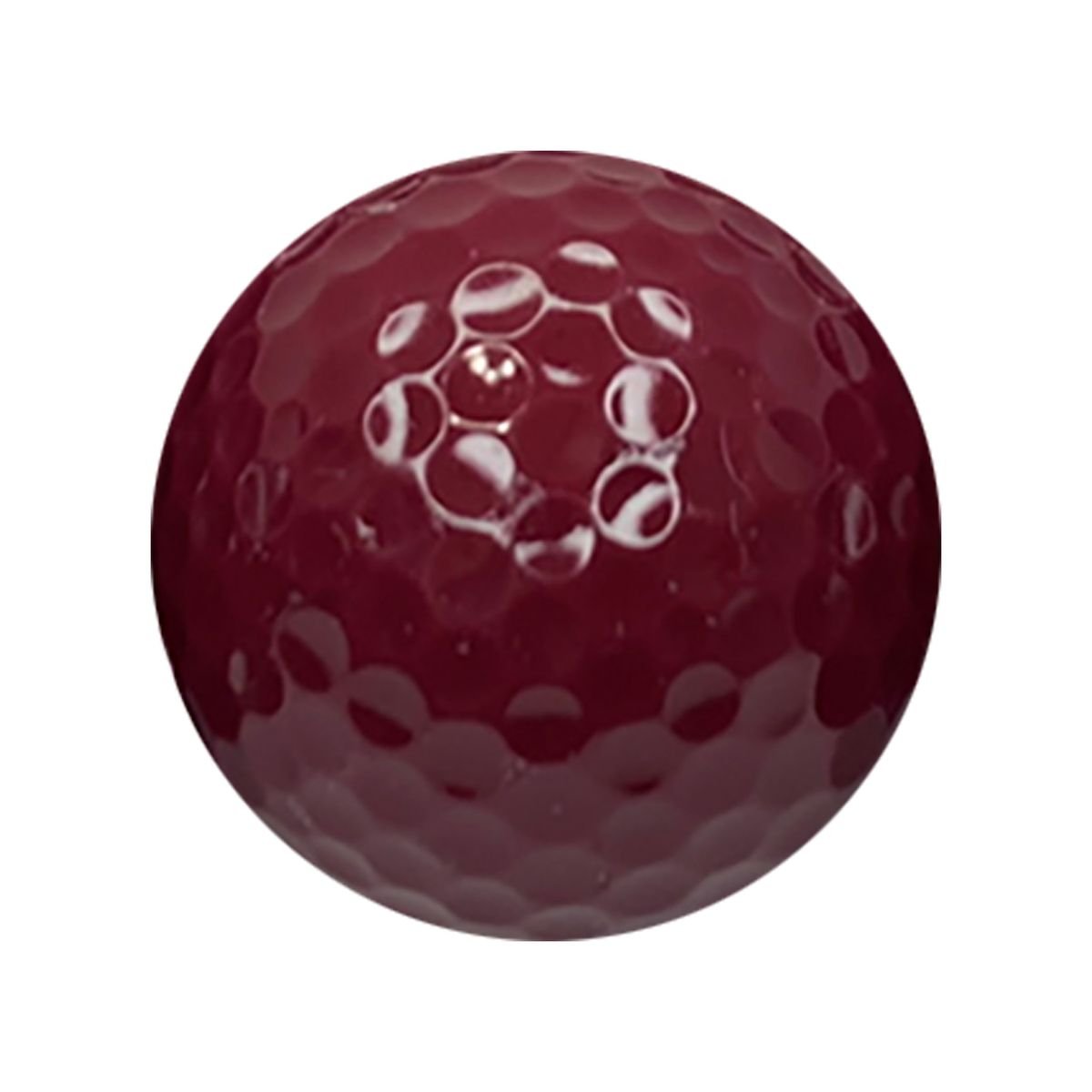 Burgundy Golf Balls