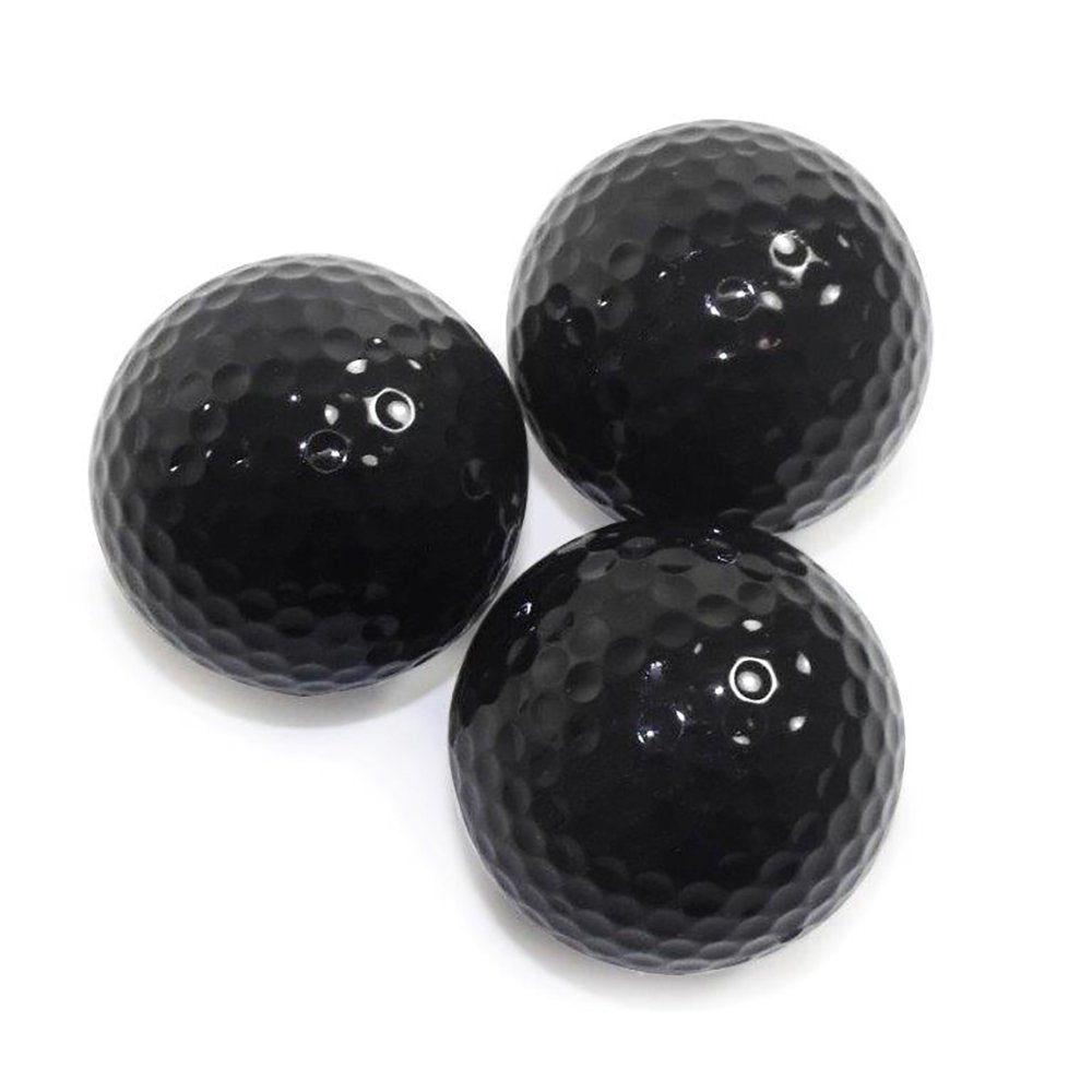 Blank Black Golf Balls
