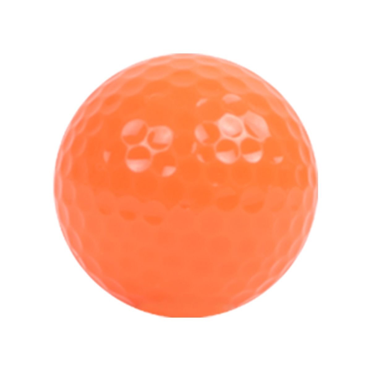 Blank Orange Golf Balls