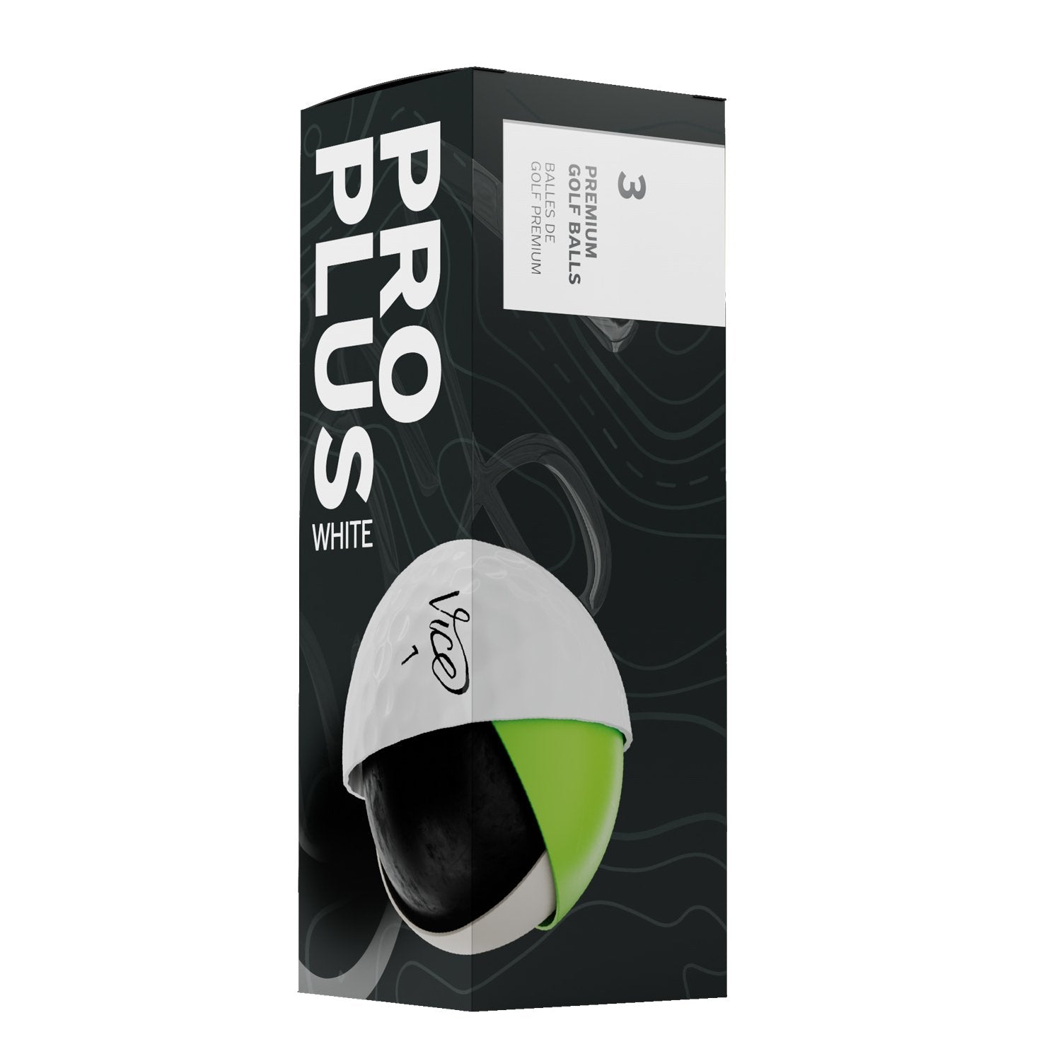 Vice Pro Plus Golf Balls White 2024 Model
