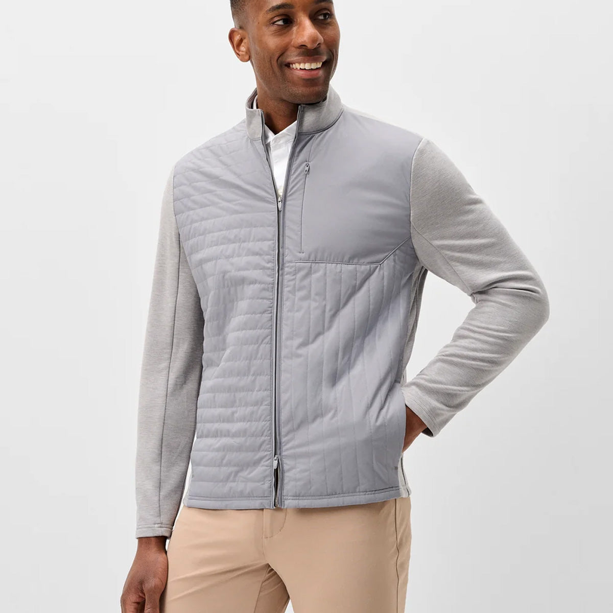 Johnnie-O Men's Mixed Media Jacket