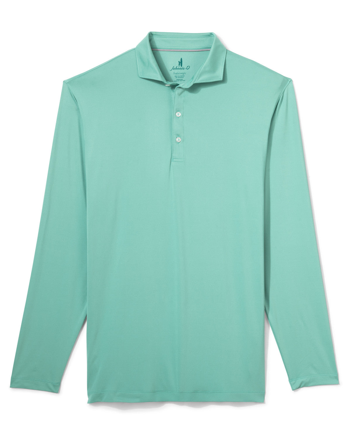 Johnnie-O Men's Prep-Formance Swing Heather Long Sleeve Jersey Polo