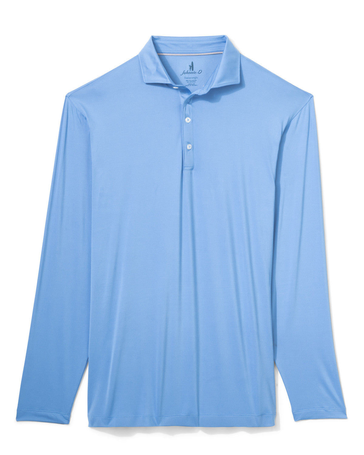 Johnnie-O Men's Prep-Formance Swing Heather Long Sleeve Jersey Polo
