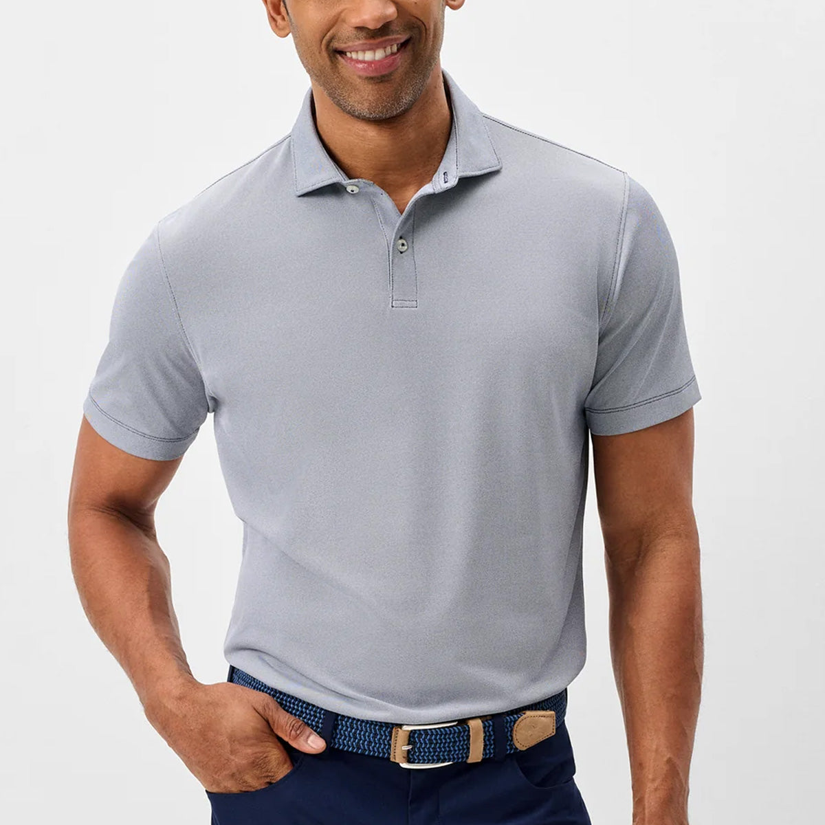 Johnnie-O Men's Performance Mesh Polo - Solid