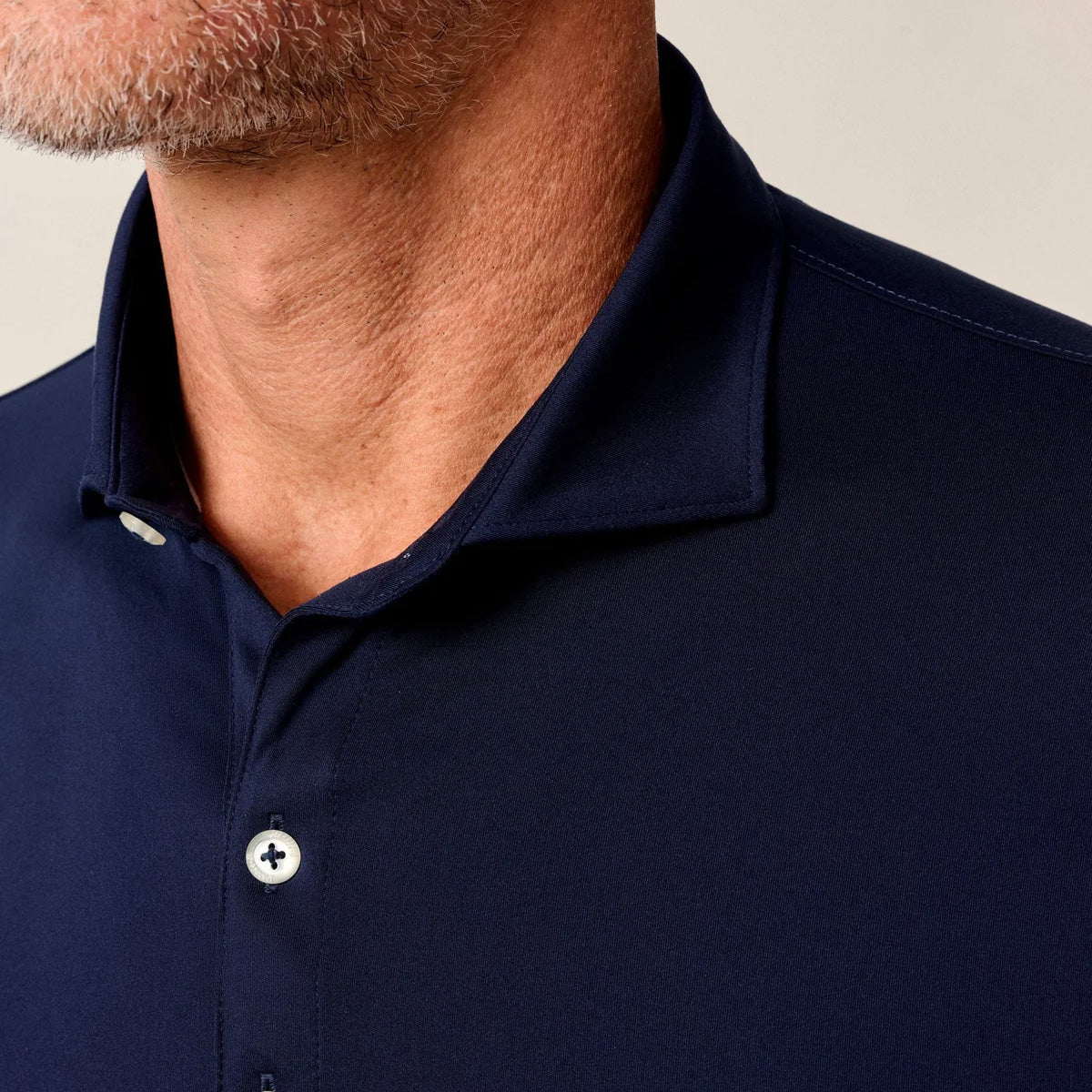 Johnnie-O Men's Prep-Formance Swing Heather Long Sleeve Jersey Polo