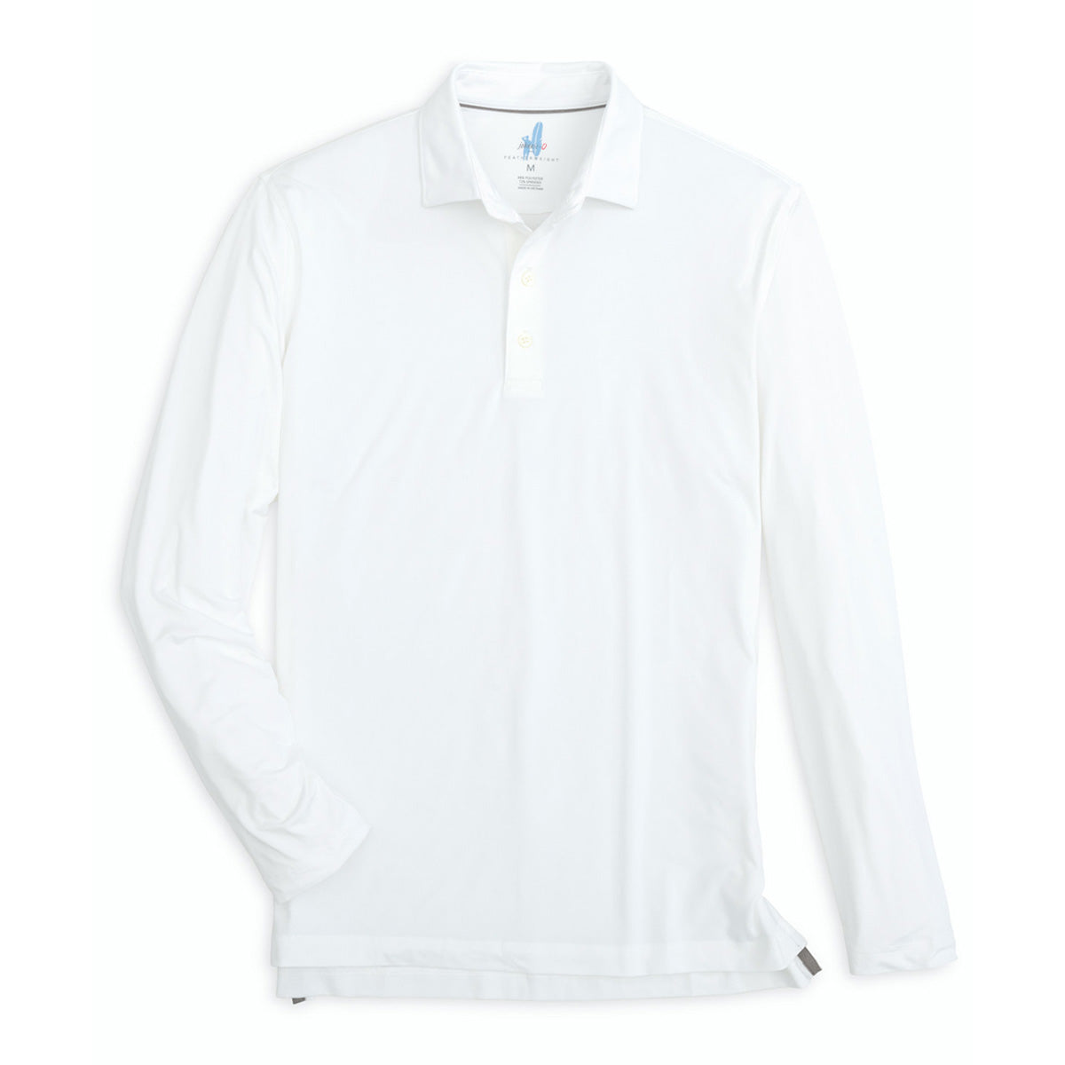 Johnnie-O Men's Prep-Formance Swing Heather Long Sleeve Jersey Polo