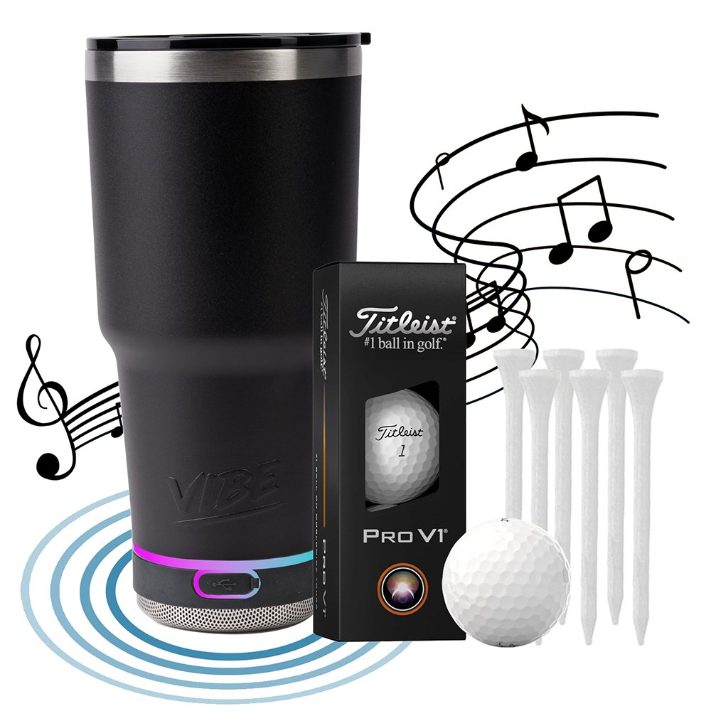 Vibe Speaker Tumbler Golf Kit