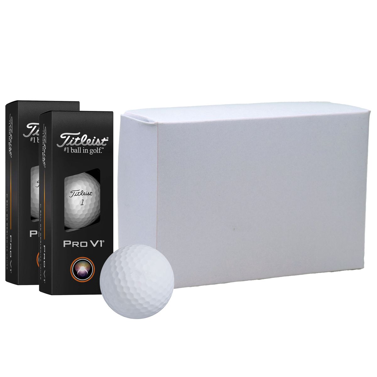 Titleist Pro V1 with Custom Half Dozen Box