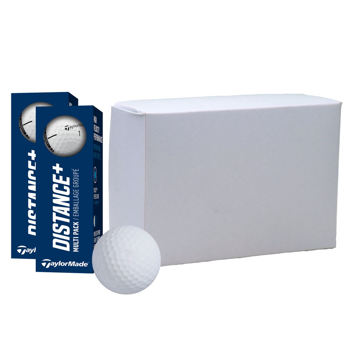 Taylormade Distance+ with Custom Half Dozen Box
