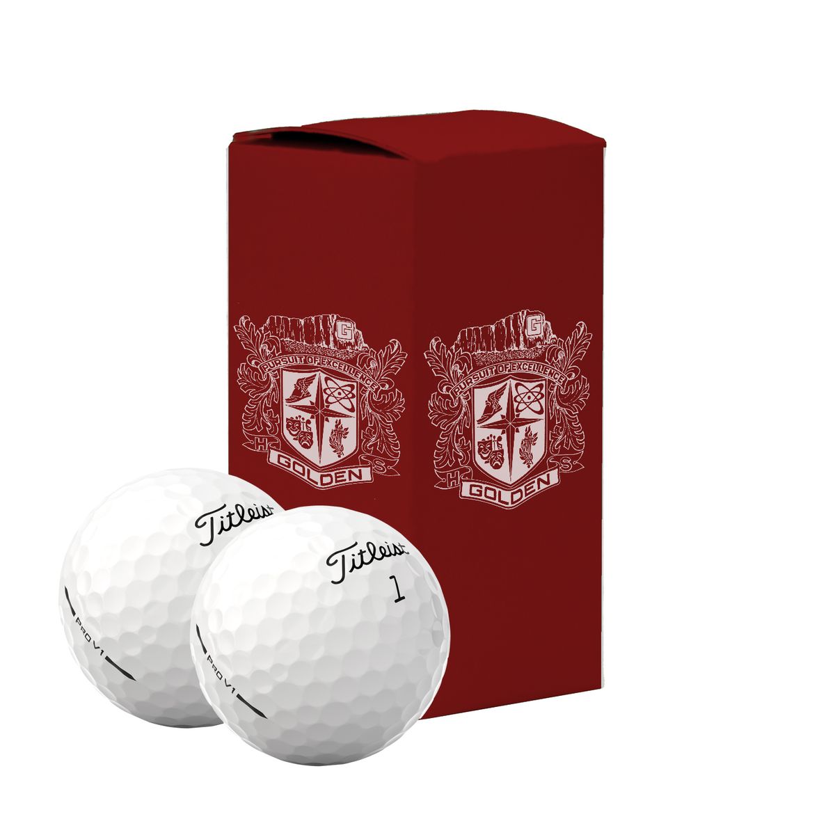 Titleist Pro V1 Custom 2-Ball Sleeve