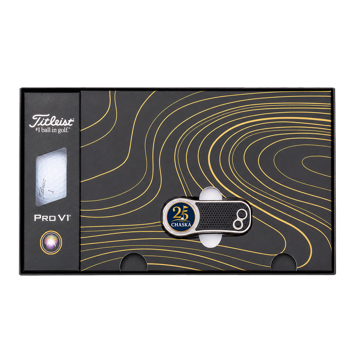 Golfer's Polo Gift Box with Titleist Pro V1 Golf Balls