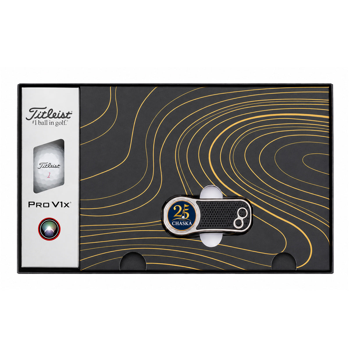 Golfer's Polo Gift Box with Titleist Pro V1x Golf Balls