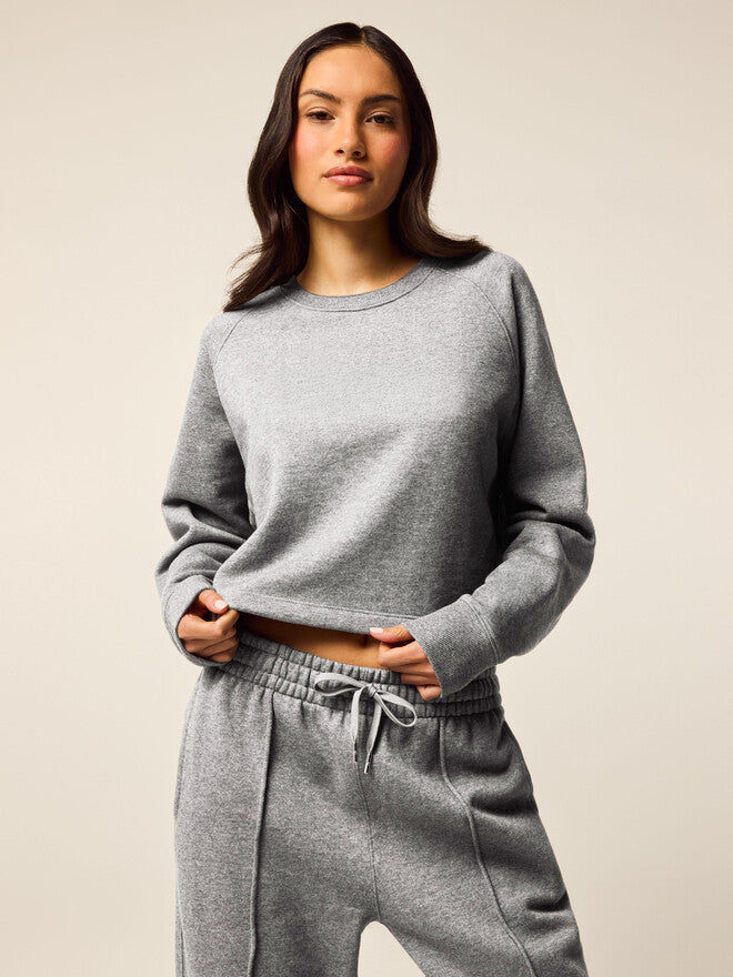 Greyson Women's BLANK Aspen Cropped Crewneck
