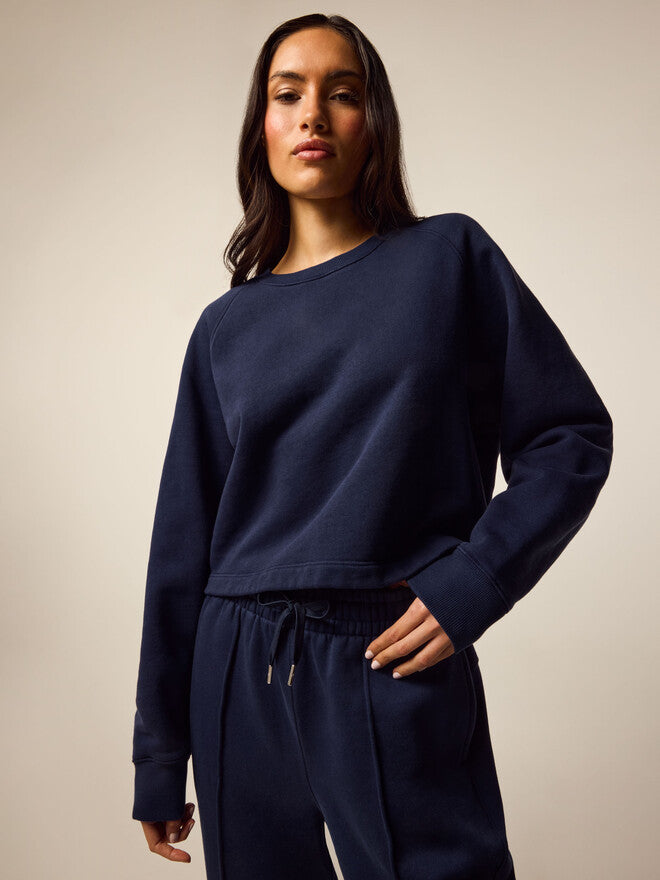 Greyson Women's BLANK Aspen Cropped Crewneck