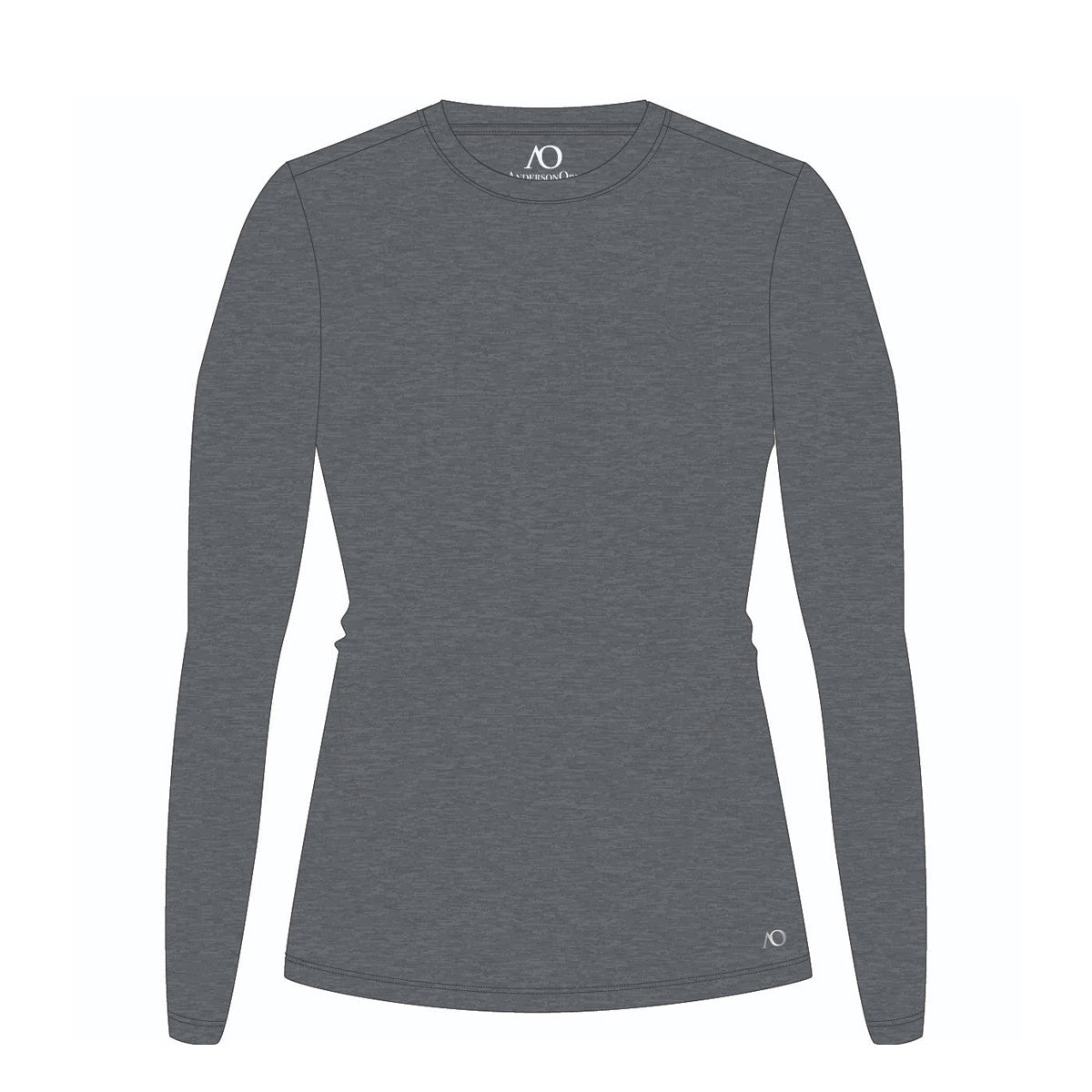 AndersonOrd Women's Long Sleeve Crewneck Butter T