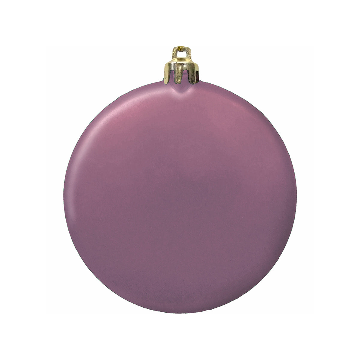 3" Satin Finish Flat Shatterproof Ornament