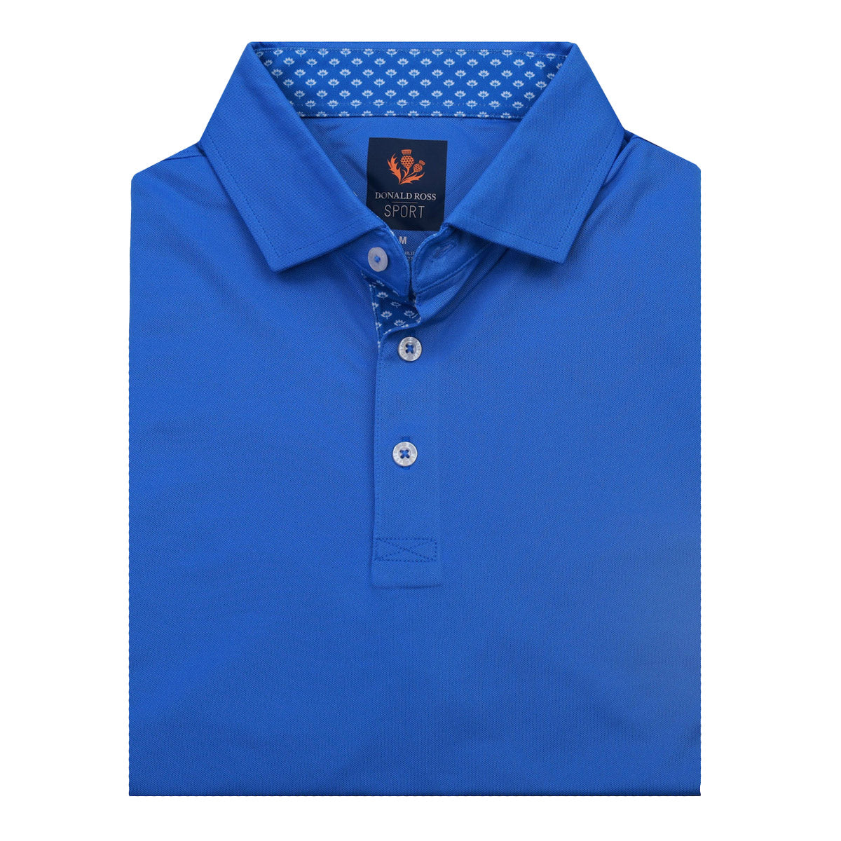 Donald Ross Eamon Solid With Fancy Placket