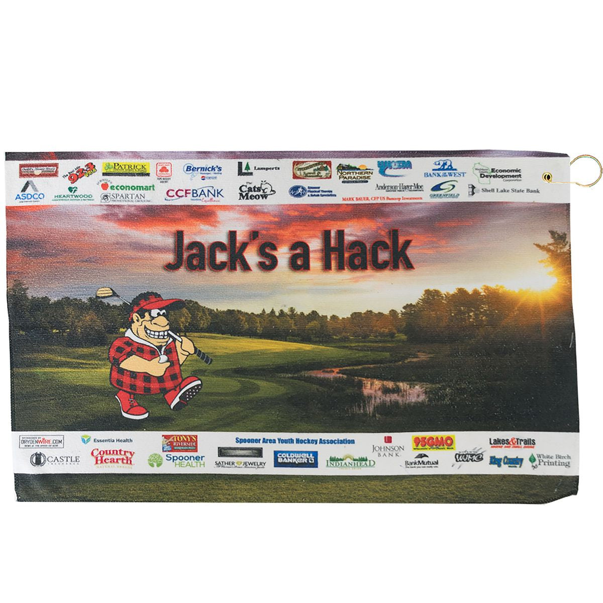 15" X 24" Microfiber Golf Towel
