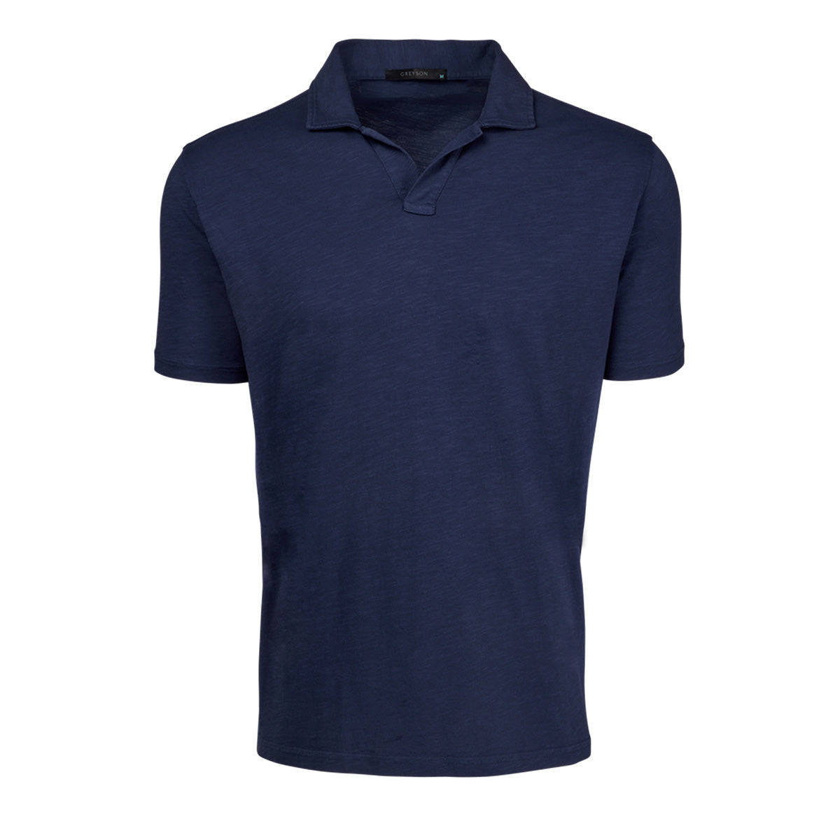 Greyson Men's Alpha Slub Johnny Collar Polo