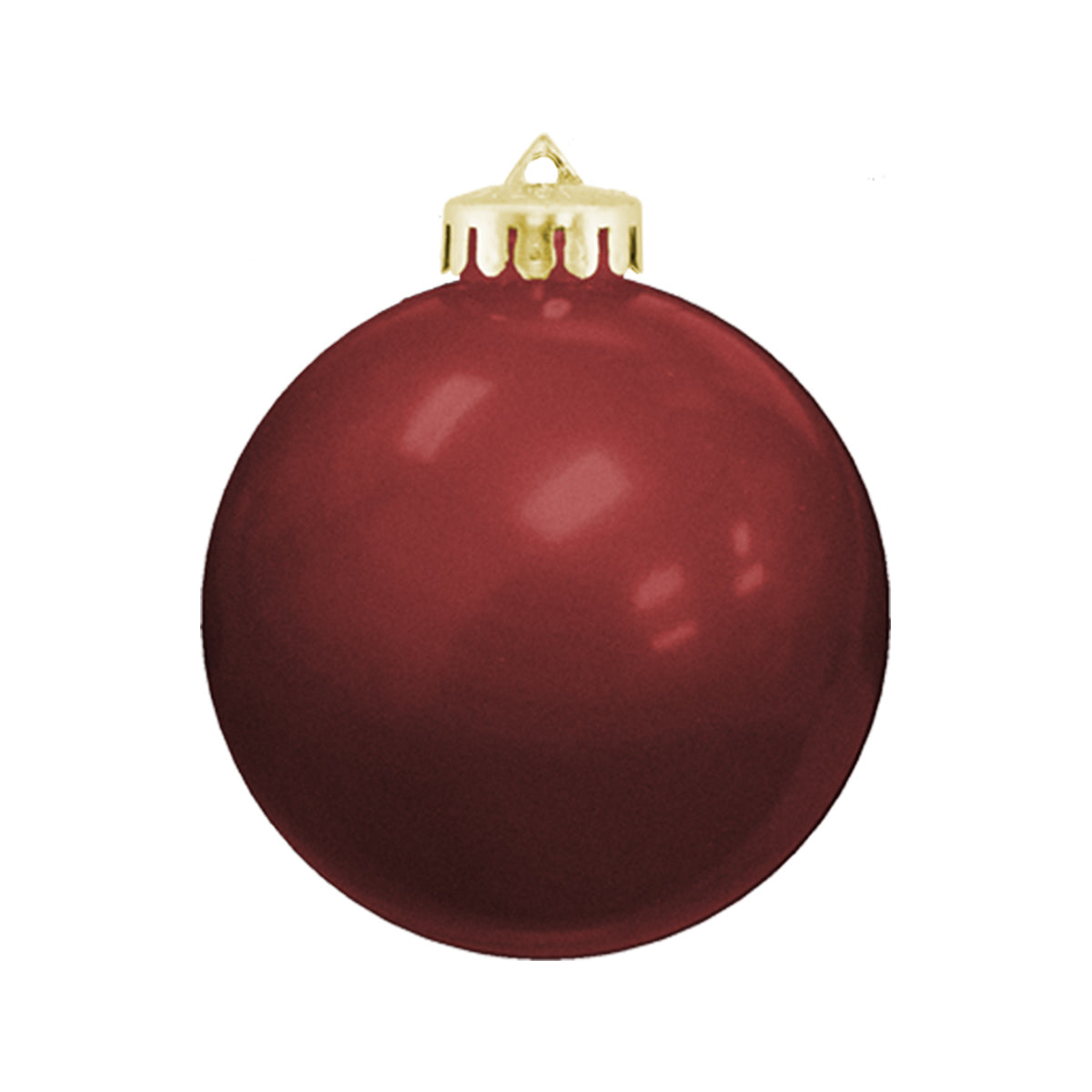 3¼" USA-Made Round Glossy Shatterproof Ornament