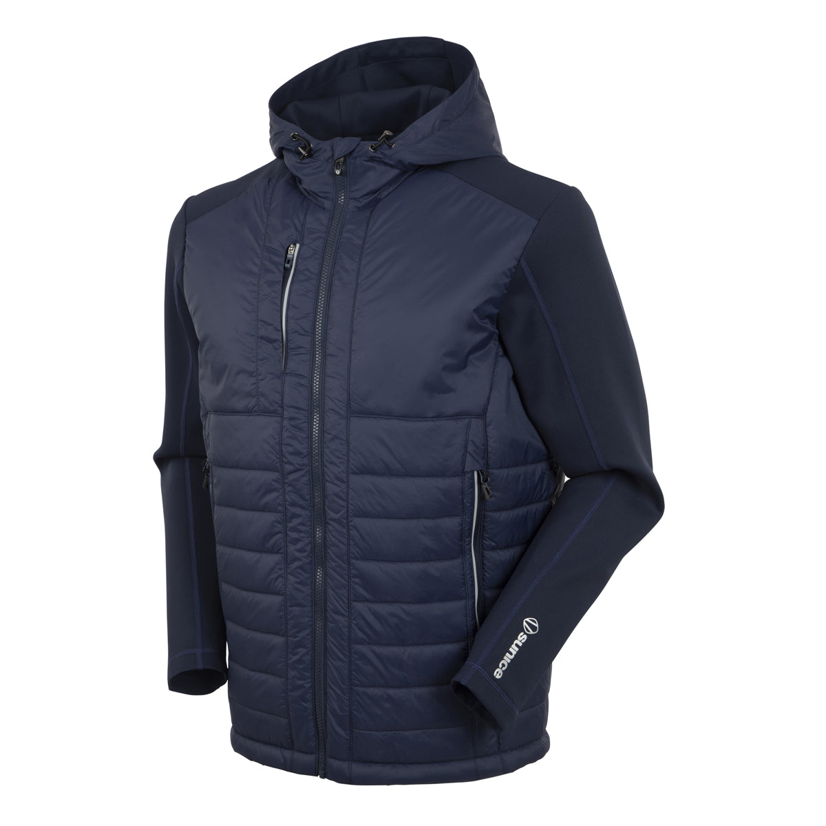 Sunice Men's Hamilton Thermal Hybrid Hooded Jacket