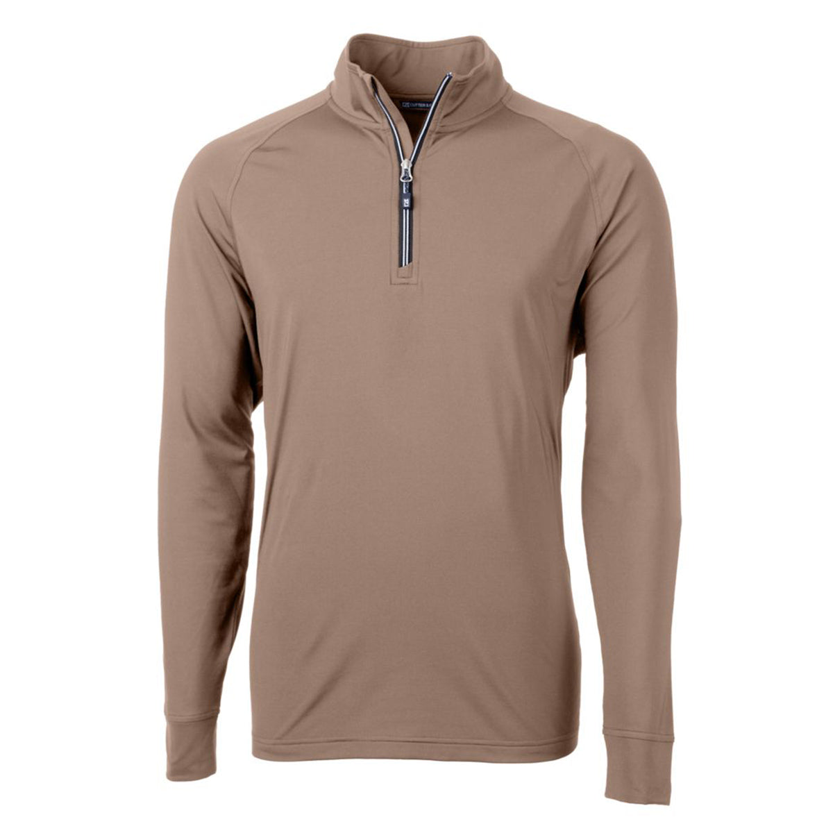 Cutter & Buck Adapt Recycled Soft Knit Stretch Mens Quarter Zip Pullover