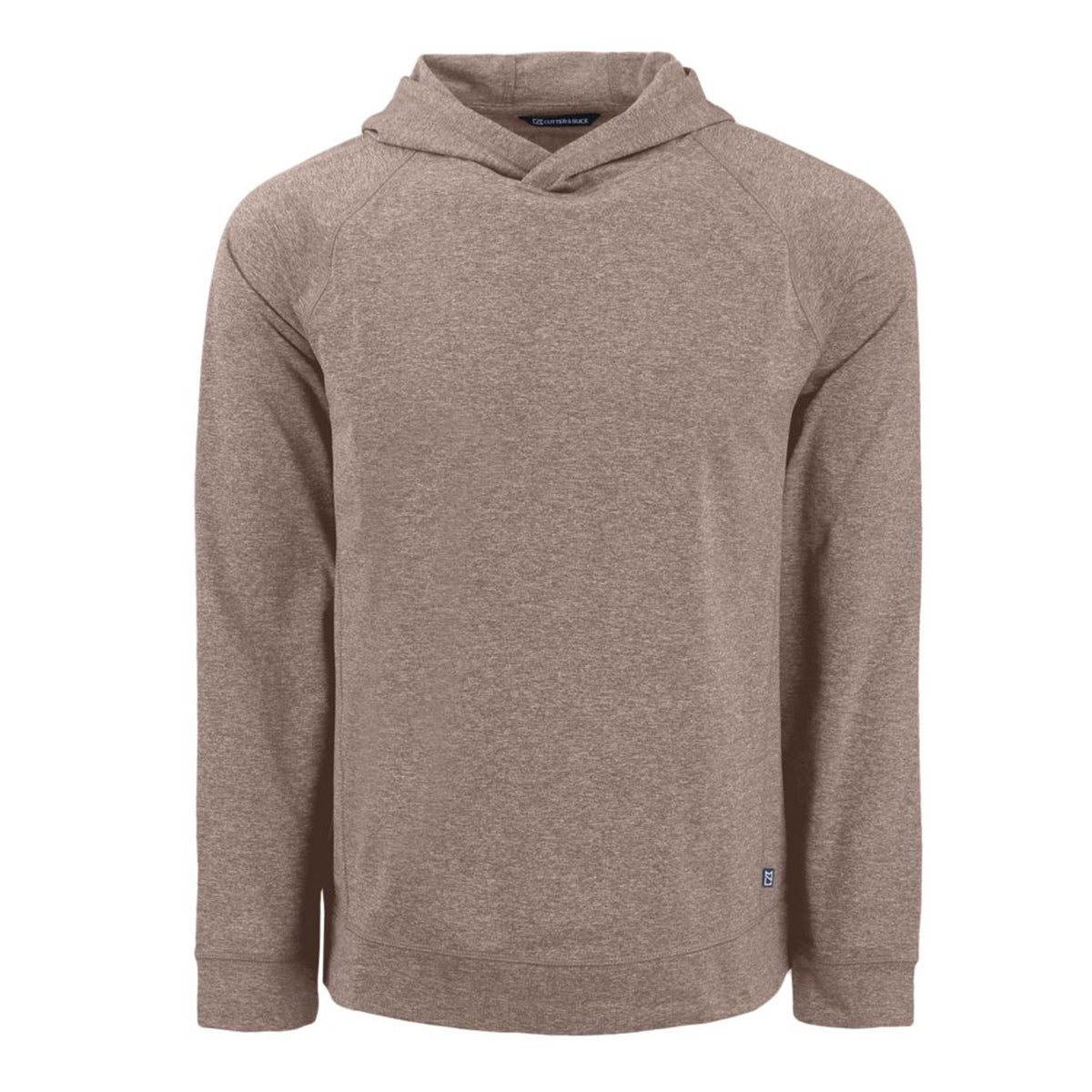 Cutter & Buck Men's Adapt Recycled Soft Knit Stretch Heathered Hooded Pullover