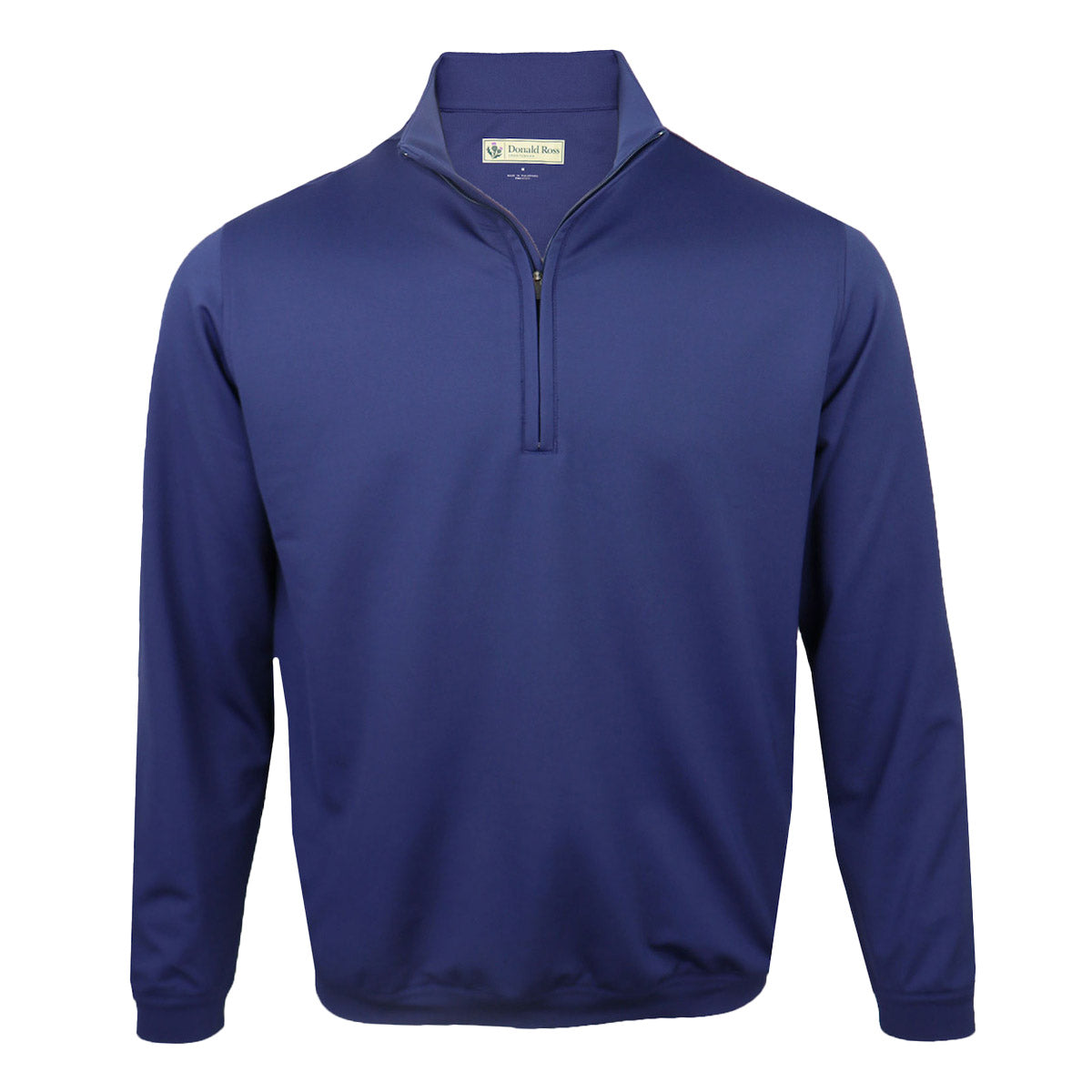 Donald Ross Parkland Pullover Long Sleeve Solid 1/2-Zip