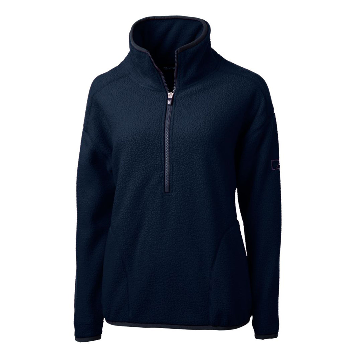 Cutter & Buck Women's Cascade Epic Comfort Recycled Sherpa Fleece Quarter-Zip Jacket