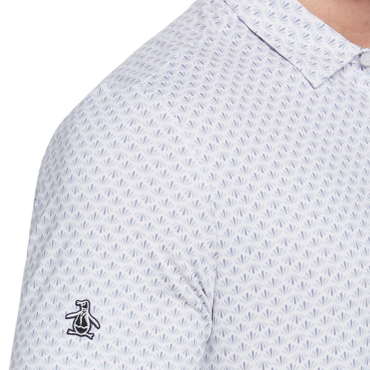 Original Penguin Men's SS Retro Geo Print Polo