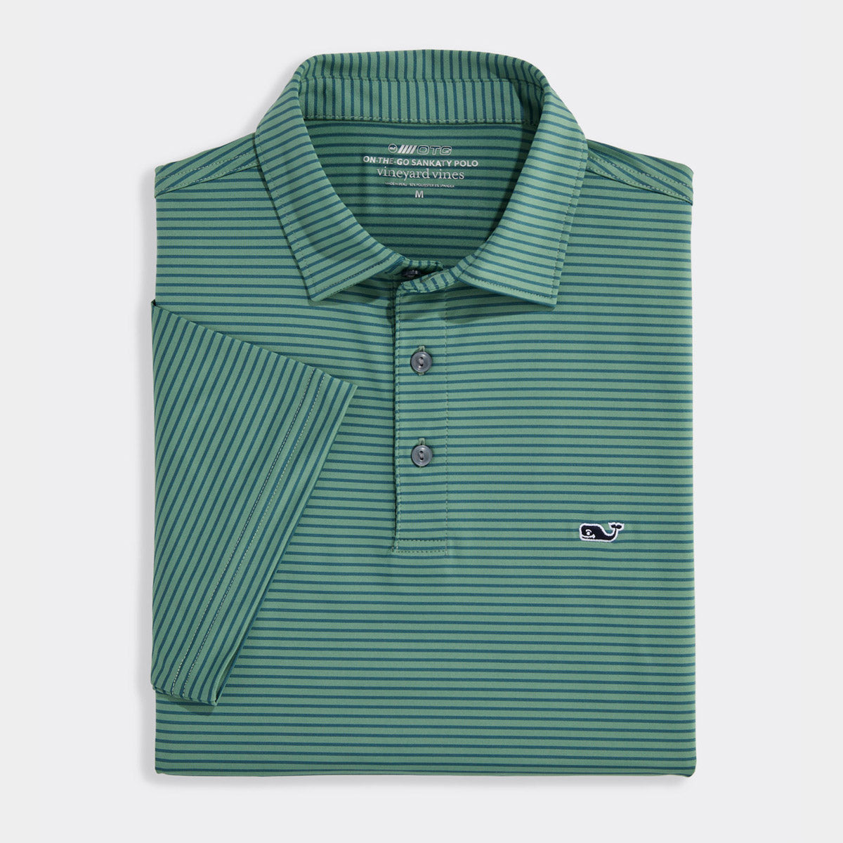 Vineyard Vines Men's Bradley Stripe Sankaty Performance Polo
