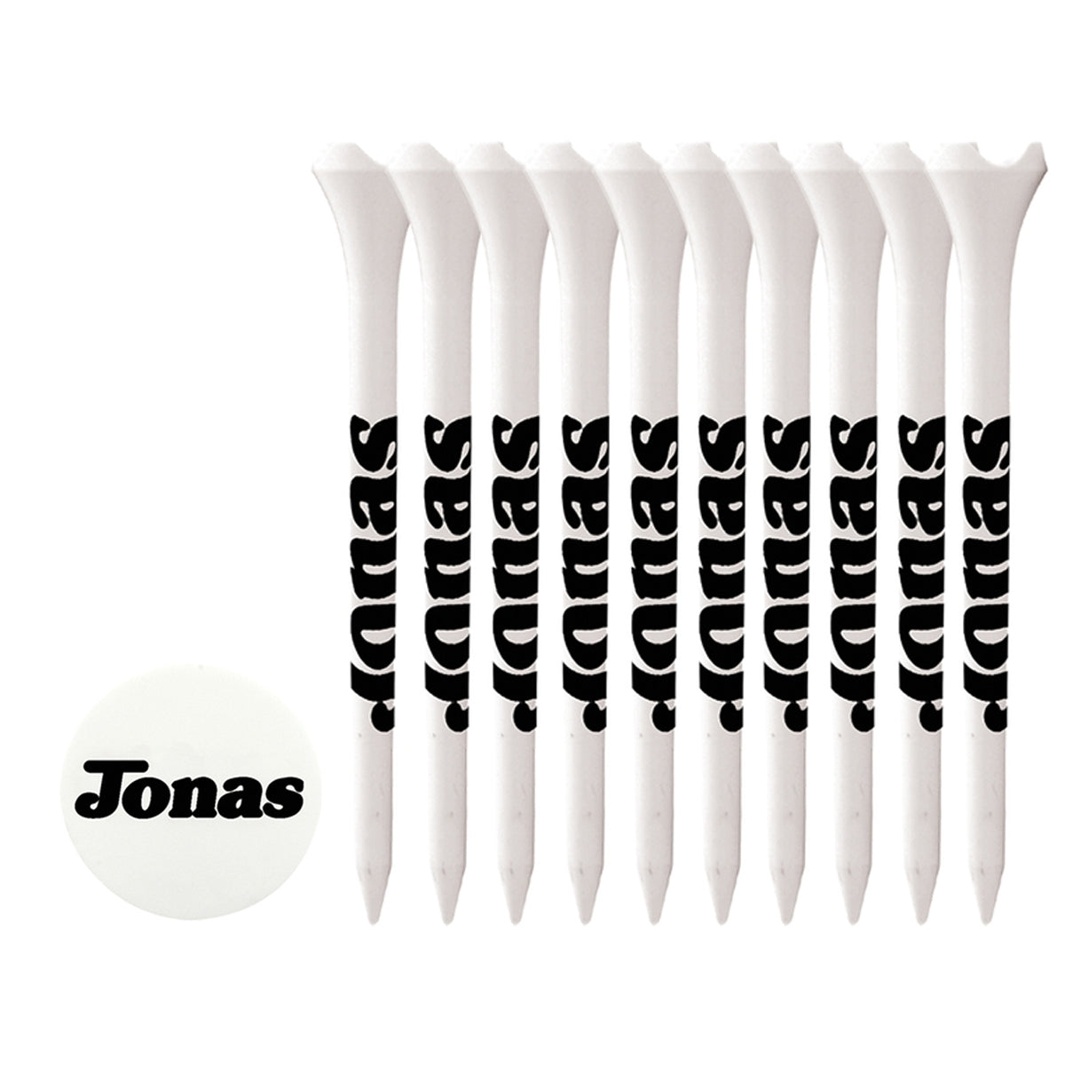 10 Pack of 3-1/4'' Performance Tees with Ball Marker