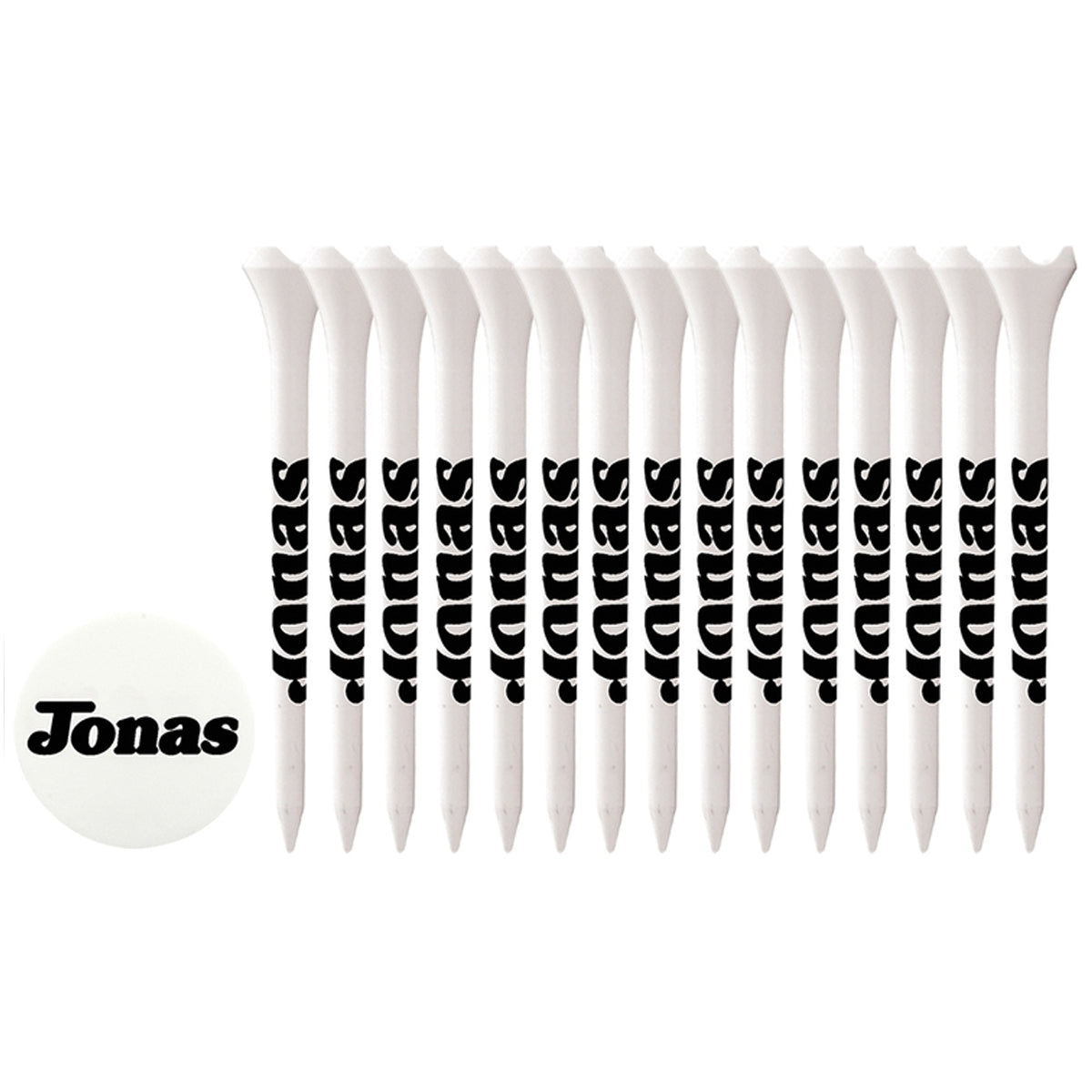 15 Pack of 3-1/4'' Performance Tees with Ball Marker