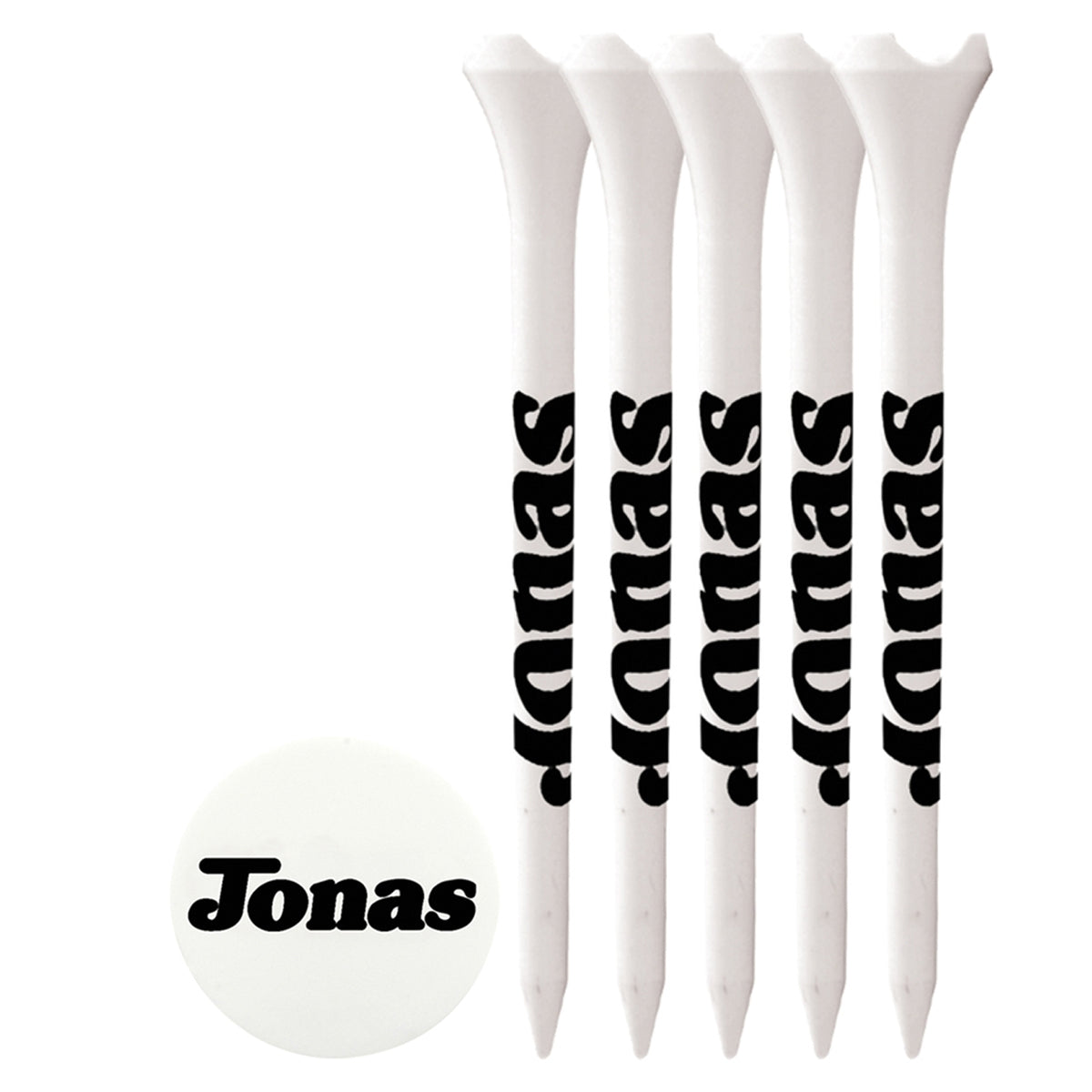 5  Pack of 3-1/4'' Performance Tees with Ball Marker