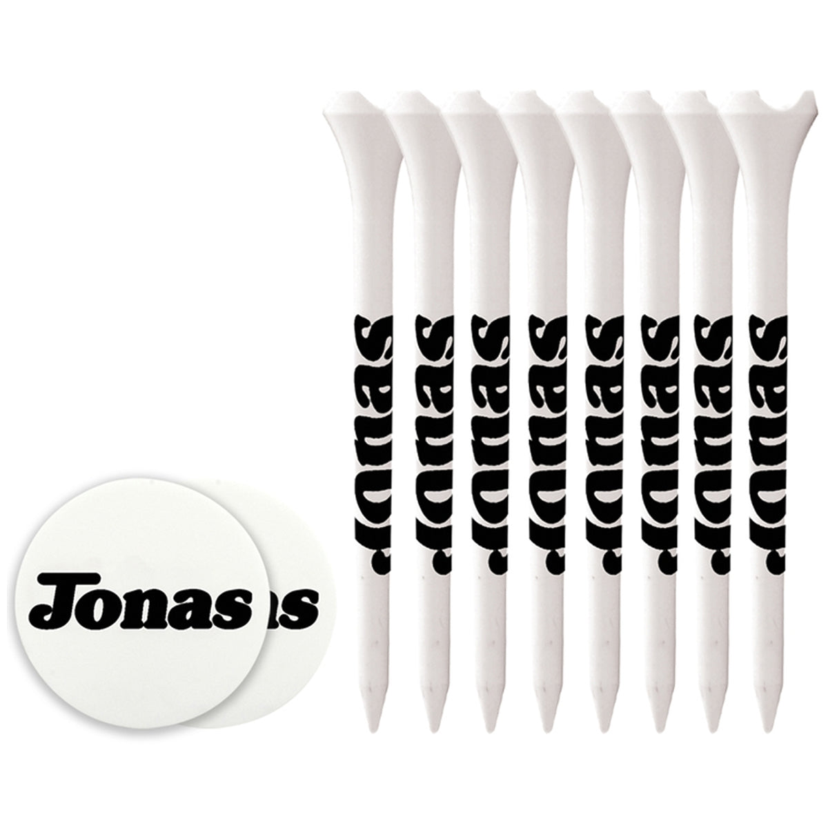 8 Pack of 3-1/4'' Performance Tees with Ball Markers