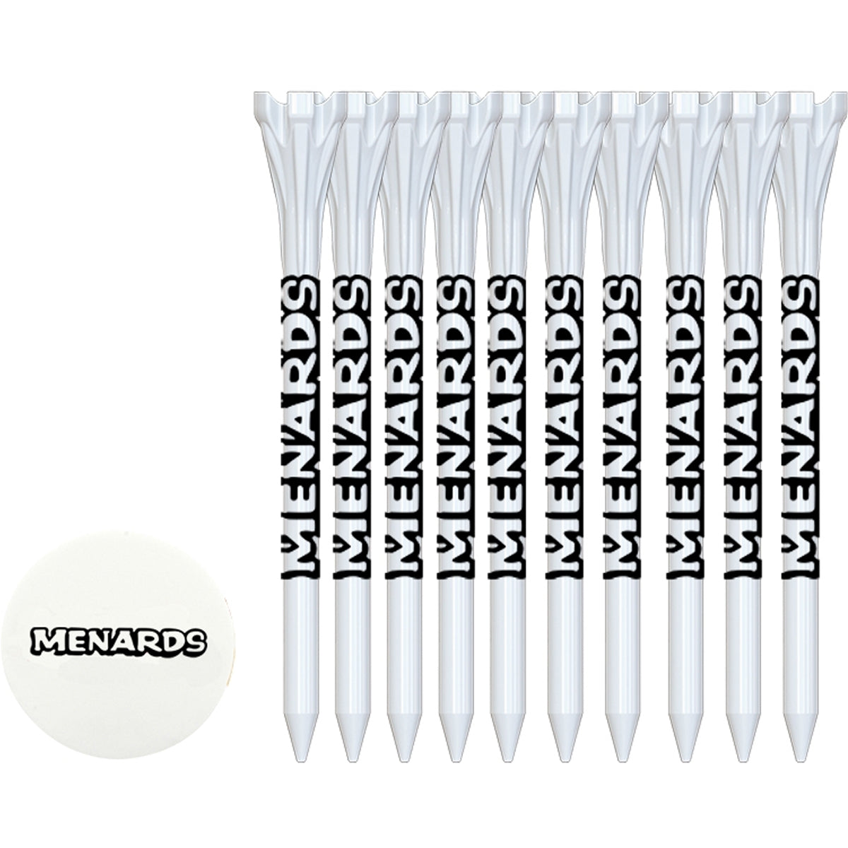 10 Pack of 3-1/4'' Flytees with Ball Marker