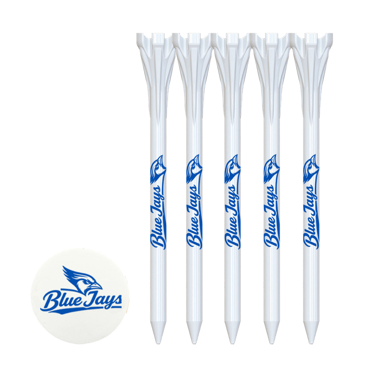 5 Pack of 2-3/4'' Flytees with Ball Marker