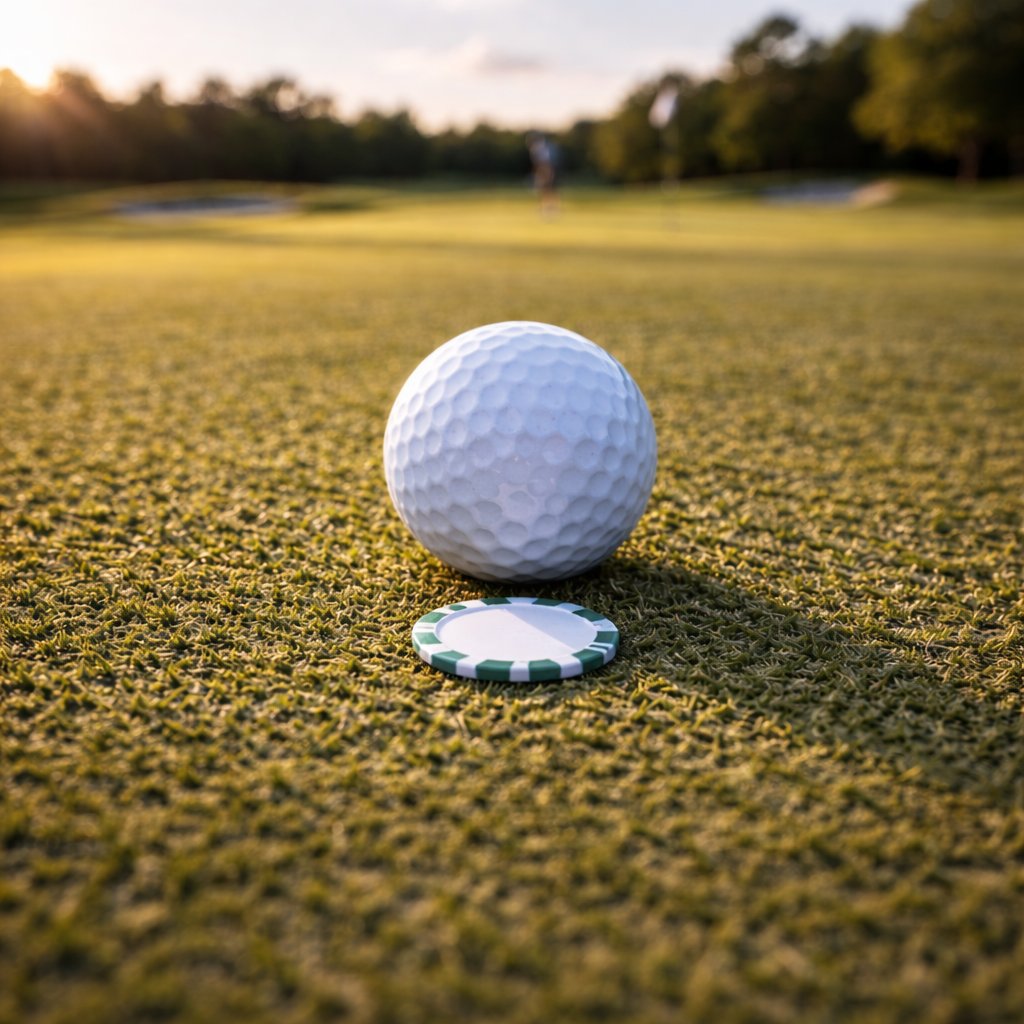 Mini Poker Chip Ball Marker