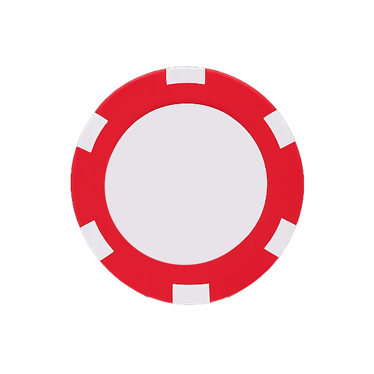 Poker Chip With Removeable Ball Marker